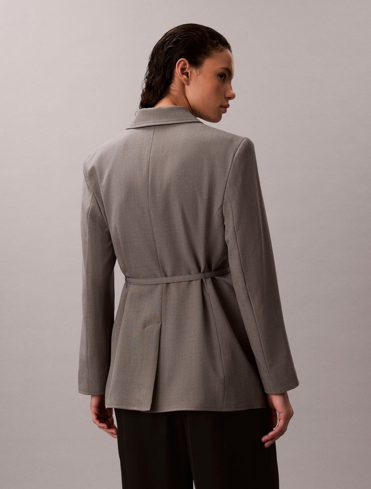Calvin Klein Stretch Belted Blazer