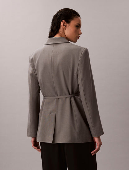 Calvin Klein Stretch Belted Blazer