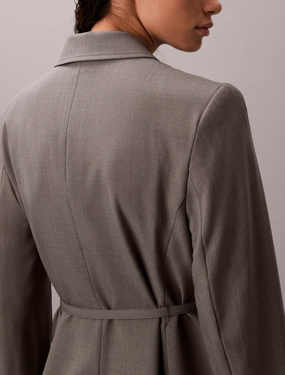 Calvin Klein Stretch Belted Blazer