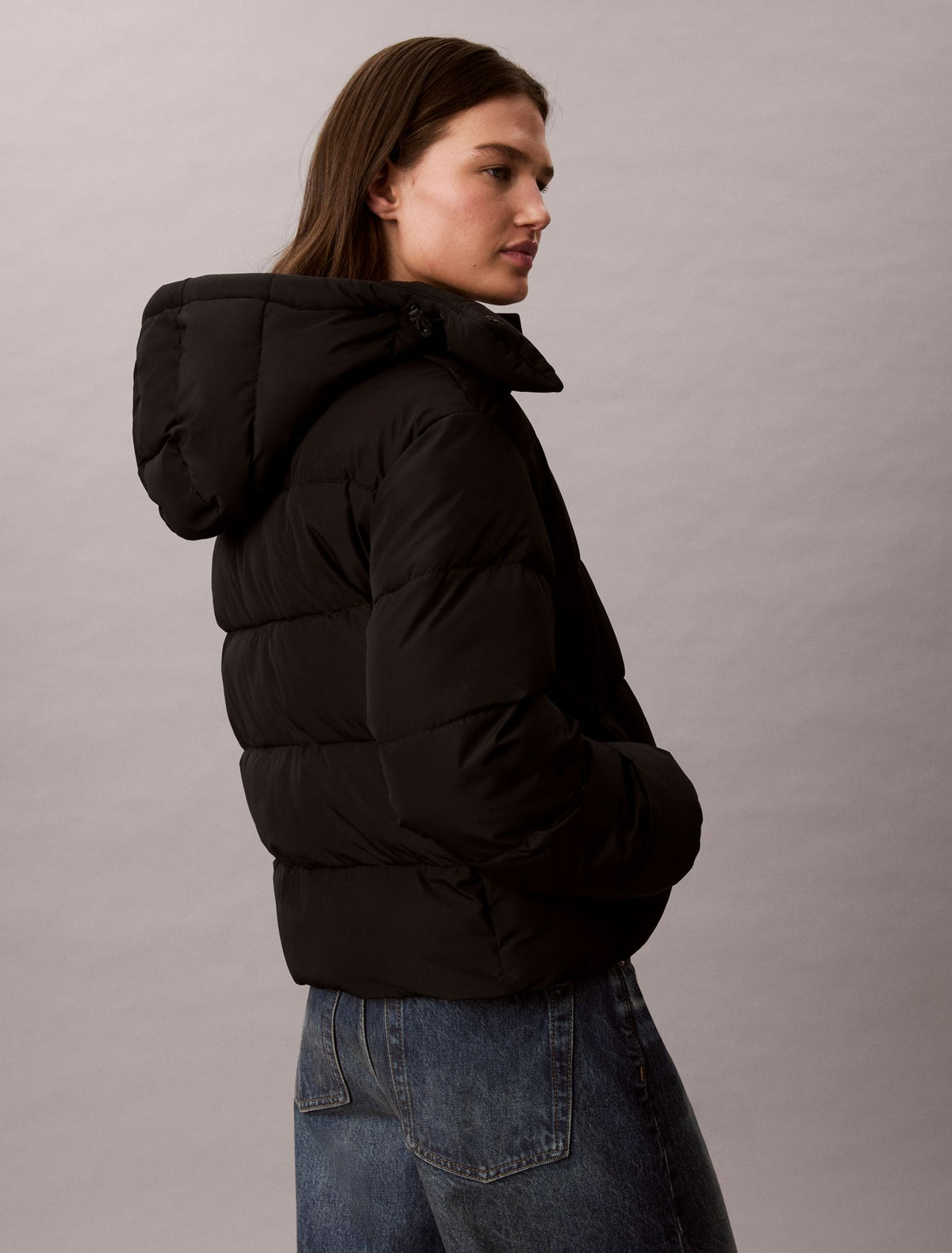 Calvin Klein Matte Monologo Puffer Jacket