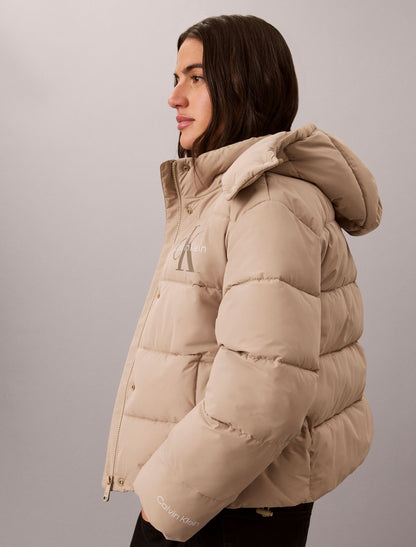 Calvin Klein Matte Monologo Puffer Jacket