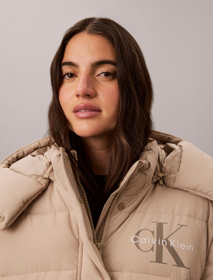 Calvin Klein Matte Monologo Puffer Jacket