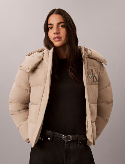 Calvin Klein Matte Monologo Puffer Jacket