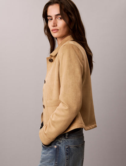 Calvin Klein Faux Suede Jacket