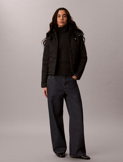Calvin Klein Quilted Hooded Puffer Jacket