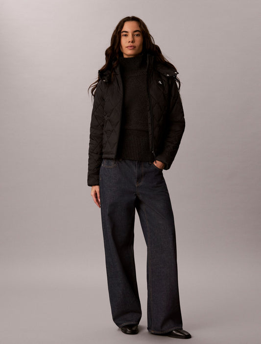 Calvin Klein Quilted Hooded Puffer Jacket