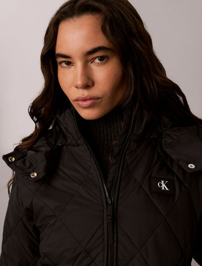 Calvin Klein Quilted Hooded Puffer Jacket