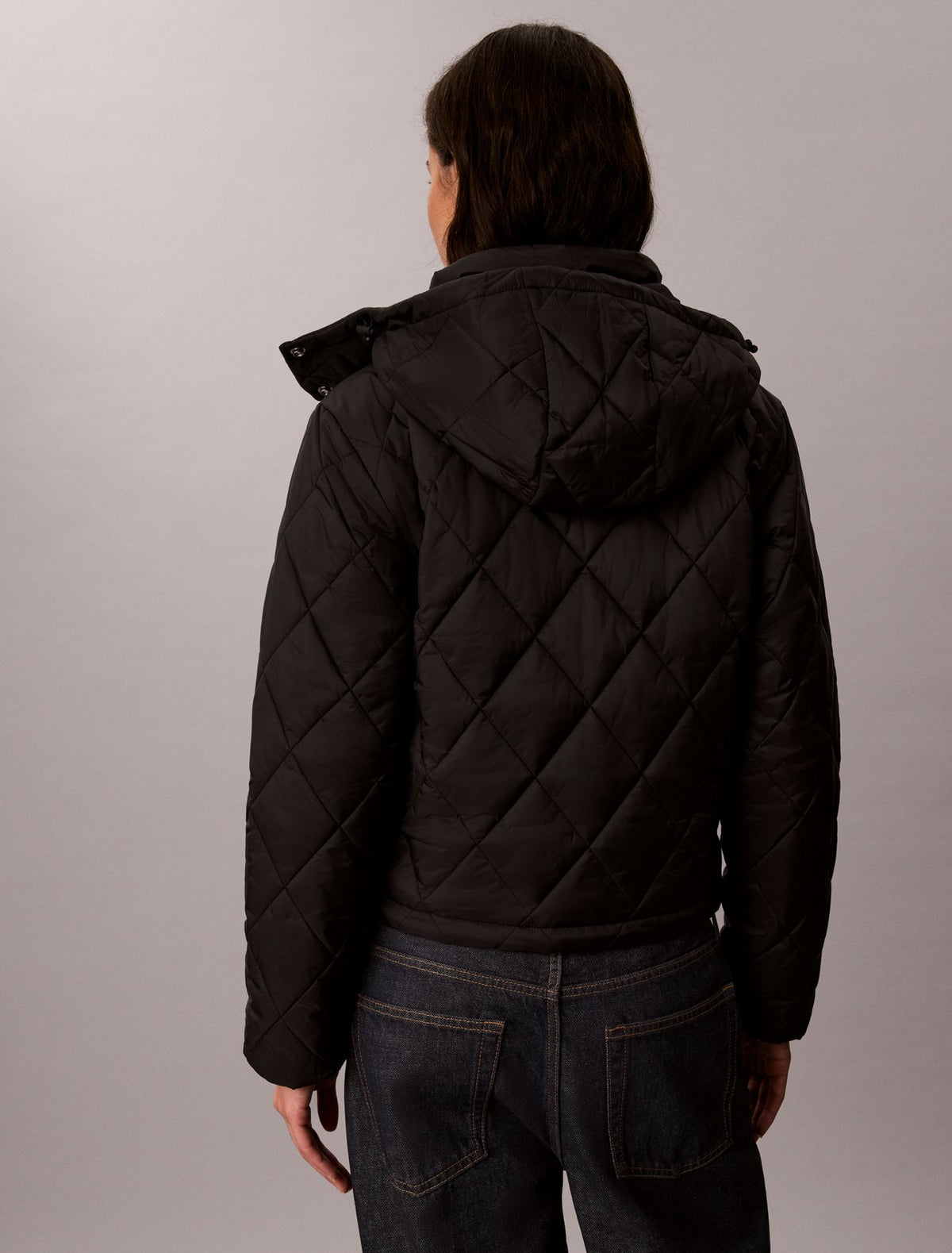 Calvin Klein Quilted Hooded Puffer Jacket