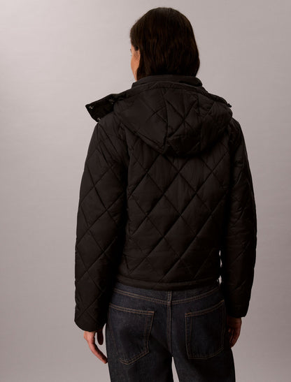 Calvin Klein Quilted Hooded Puffer Jacket