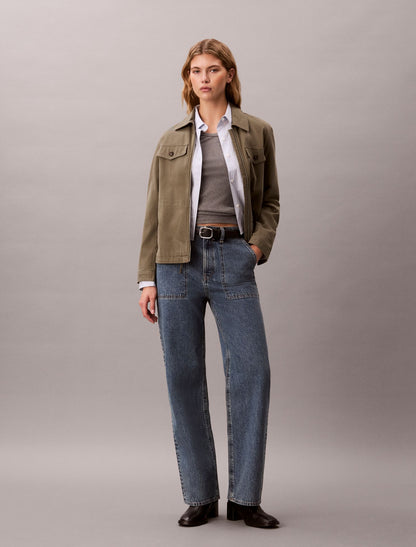 Calvin Klein High Rise Loose Utility Jeans