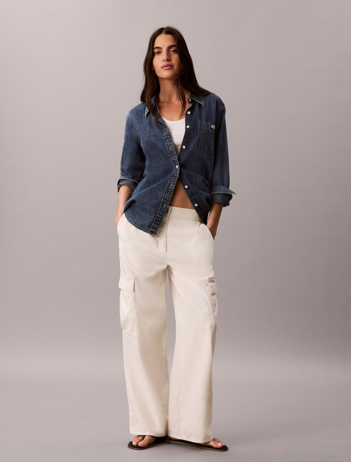 Calvin Klein Soft Twill Cargo Pants