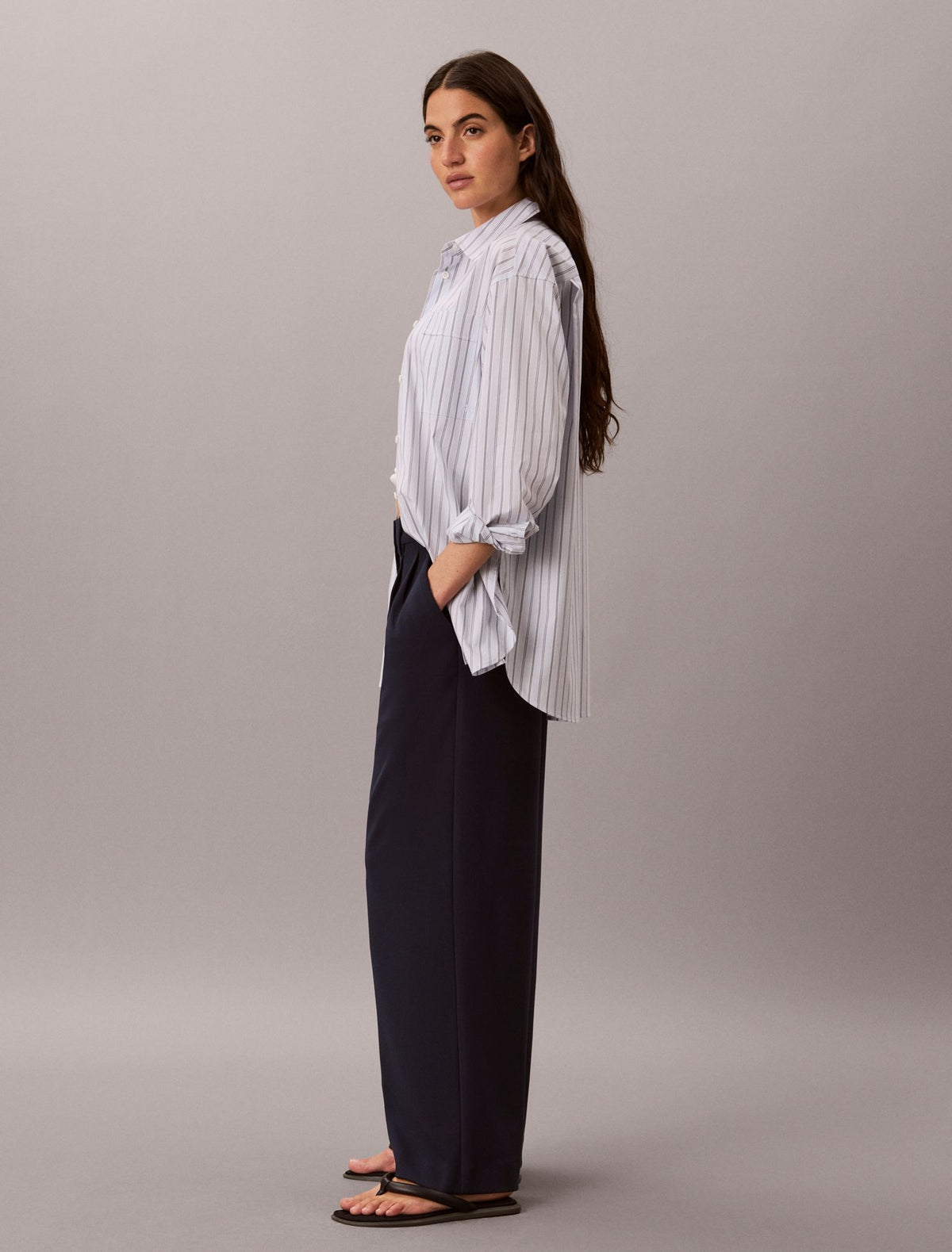 Calvin Klein Stretch Crepe Trousers