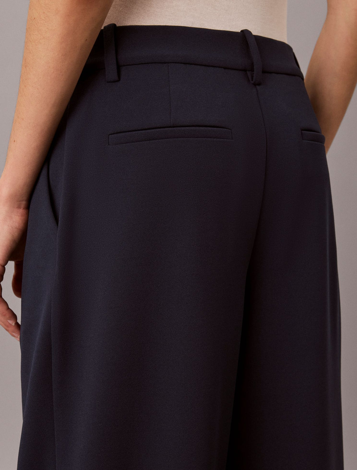 Calvin Klein Stretch Crepe Trousers