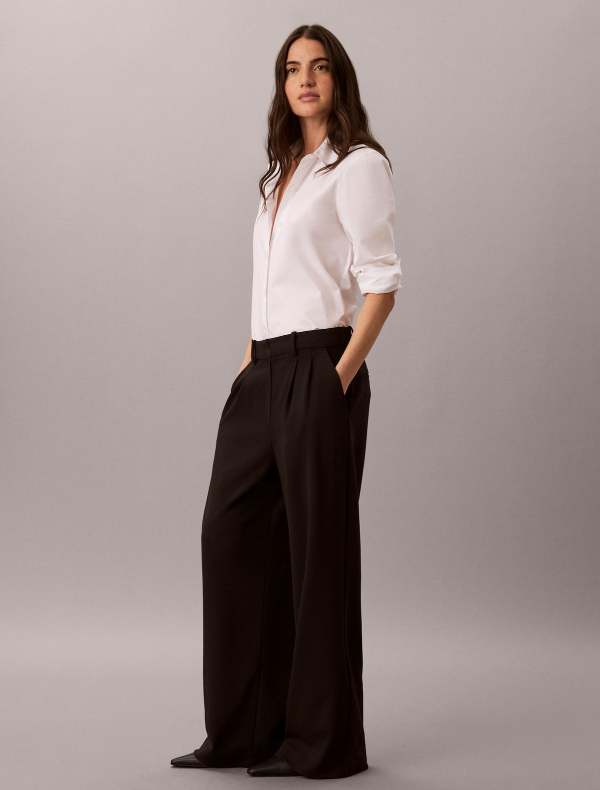 Calvin Klein Stretch Crepe Trousers
