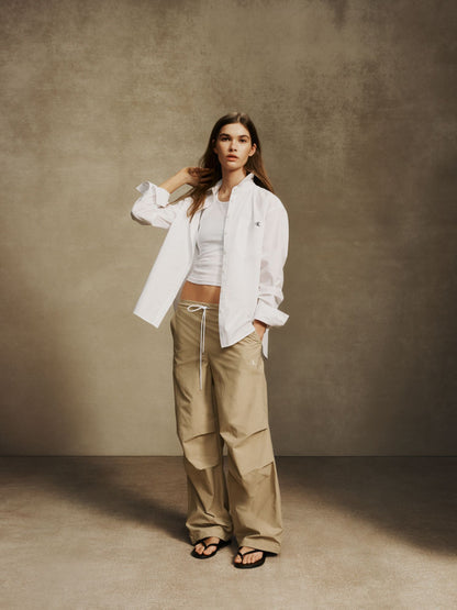 Calvin Klein Crinkle Nylon Pants