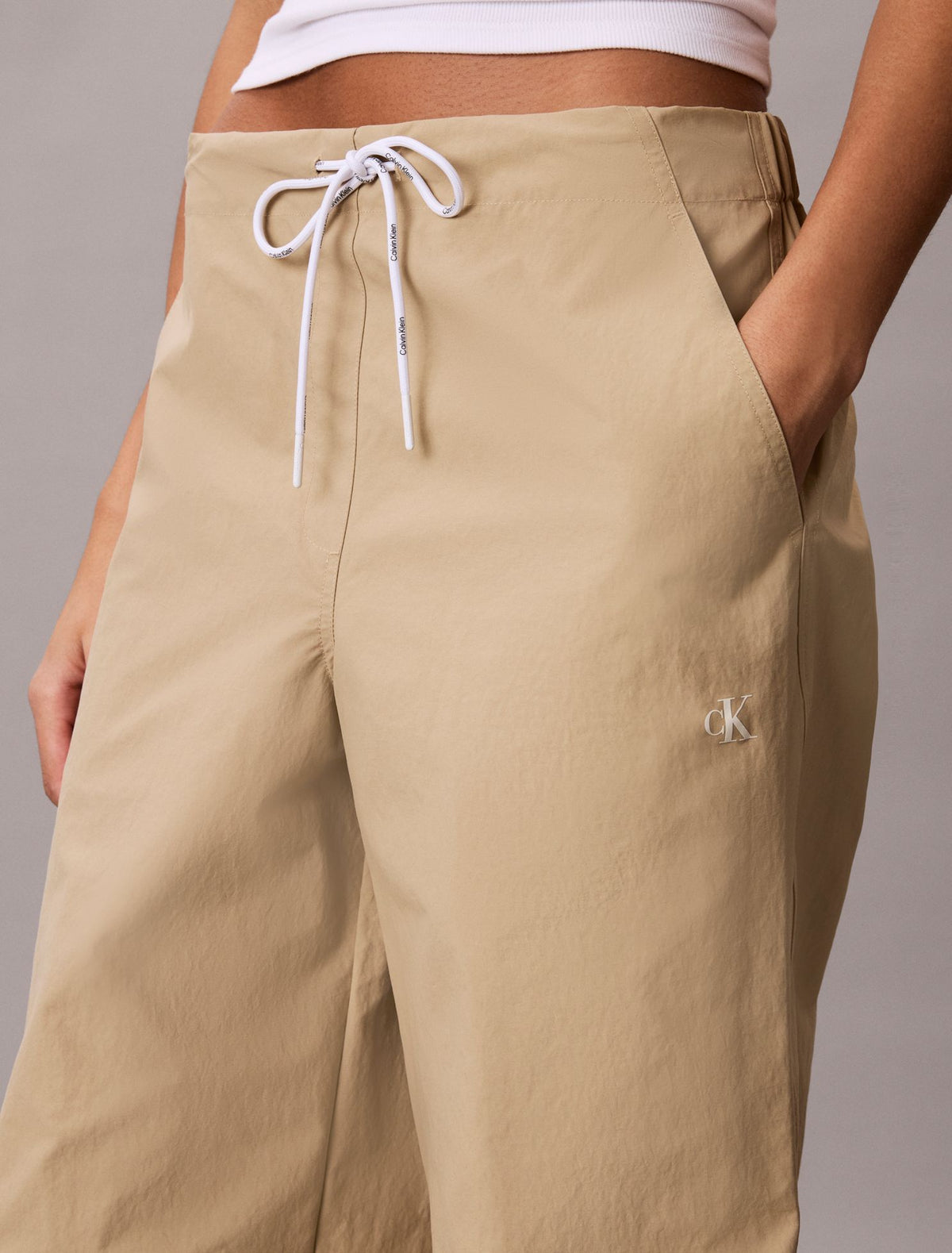 Calvin Klein Crinkle Nylon Pants