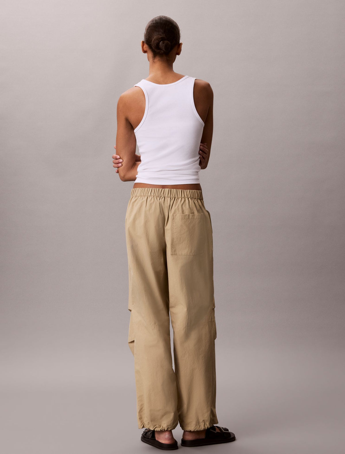 Calvin Klein Crinkle Nylon Pants