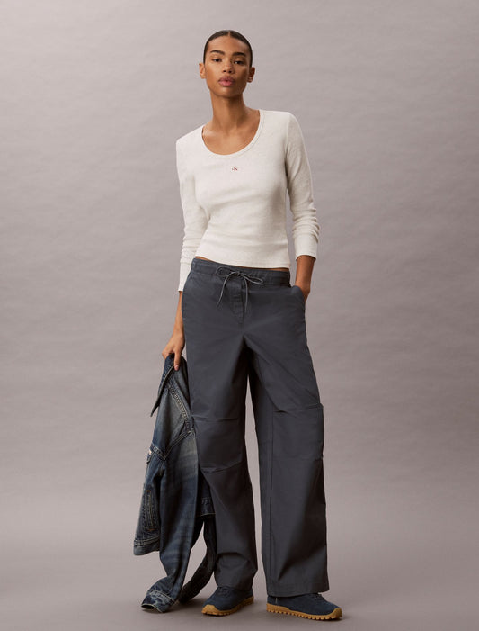 Calvin Klein Cotton Ripstop Pull-On Pants