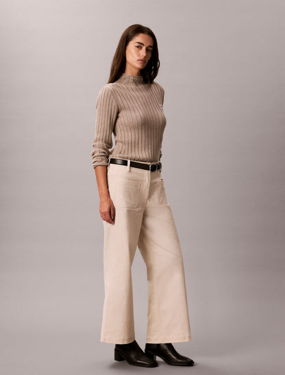 Calvin Klein Corduroy Wide Leg Pants