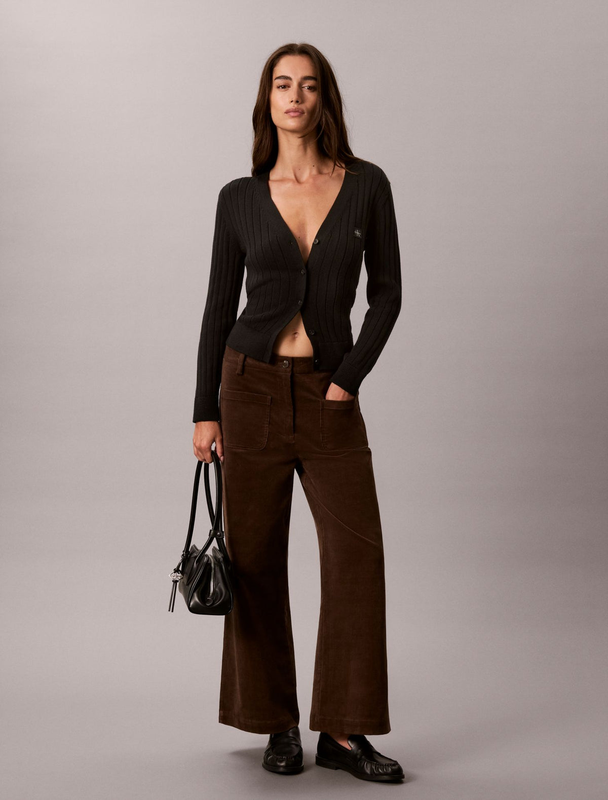 Calvin Klein Corduroy Wide Leg Pants