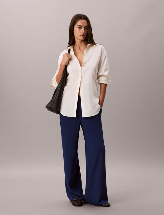 Calvin Klein Wide Leg Pull-On Pants