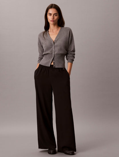 Calvin Klein Wide Leg Pull-On Pants