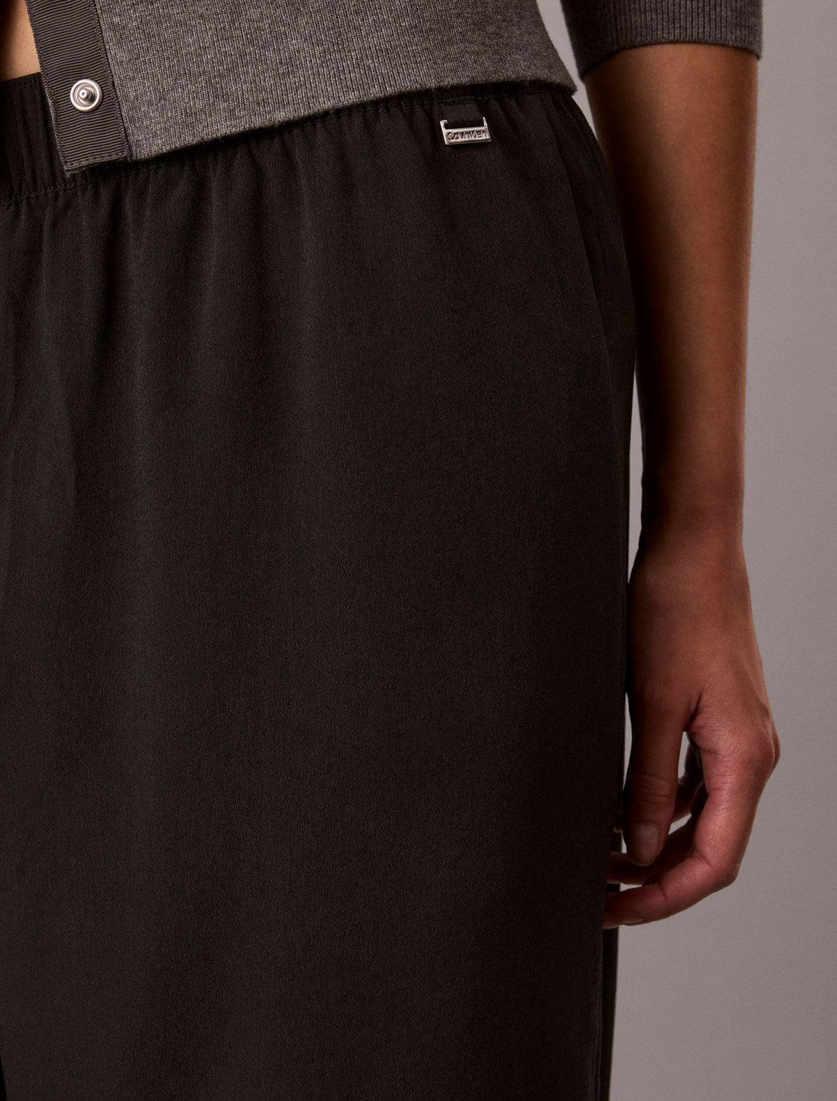 Calvin Klein Wide Leg Pull-On Pants