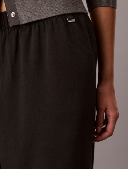 Calvin Klein Wide Leg Pull-On Pants