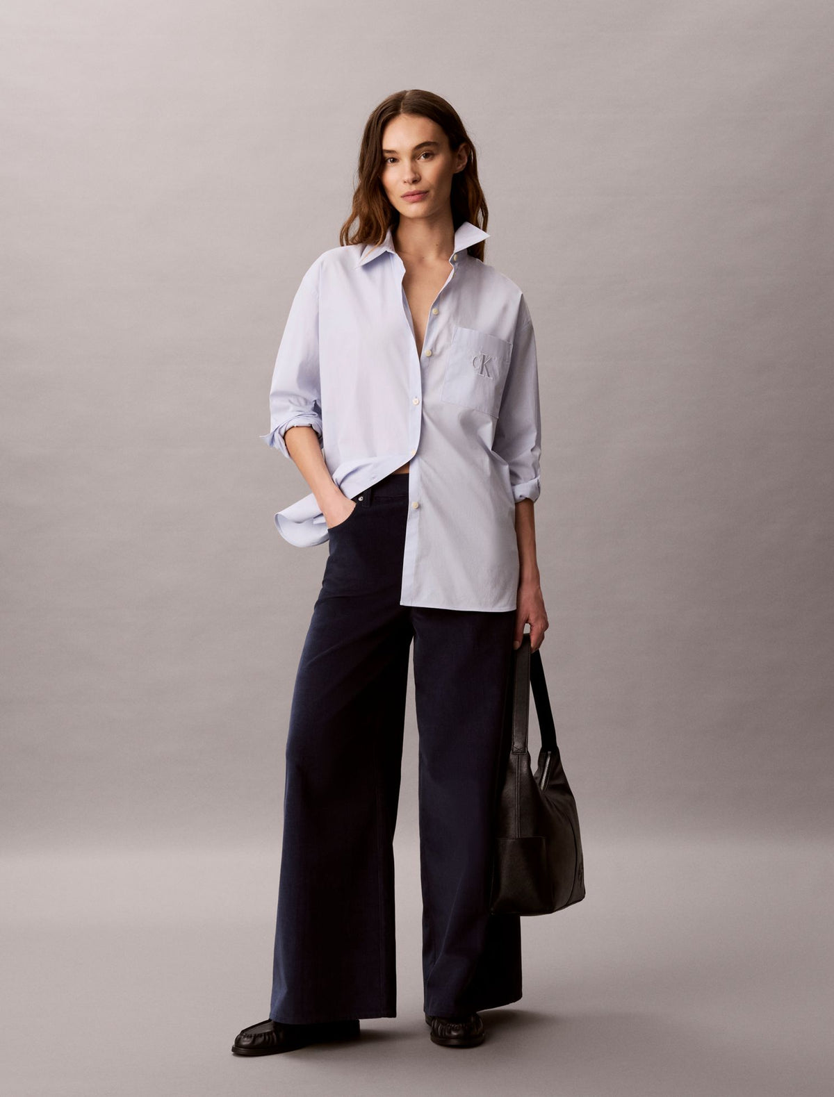 Calvin Klein Corduroy Wide Leg Pants
