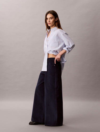 Calvin Klein Corduroy Wide Leg Pants