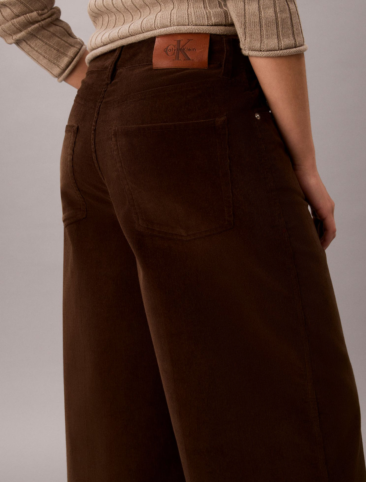 Calvin Klein Corduroy Wide Leg Pants