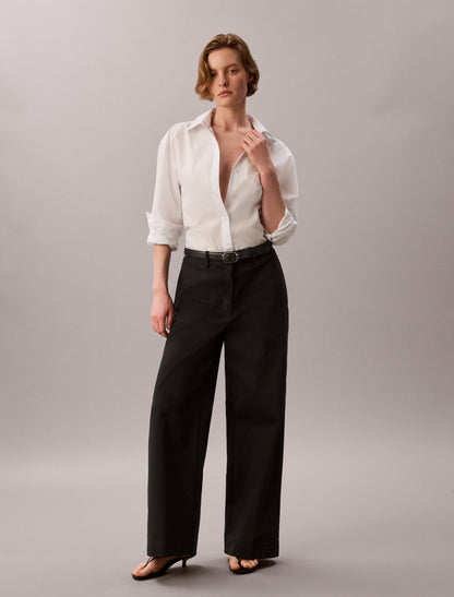 Calvin Klein Chino Wide Leg Pants