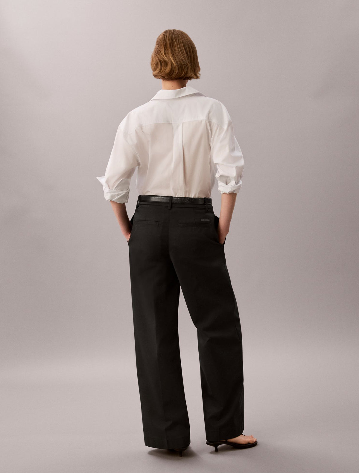 Calvin Klein Chino Wide Leg Pants
