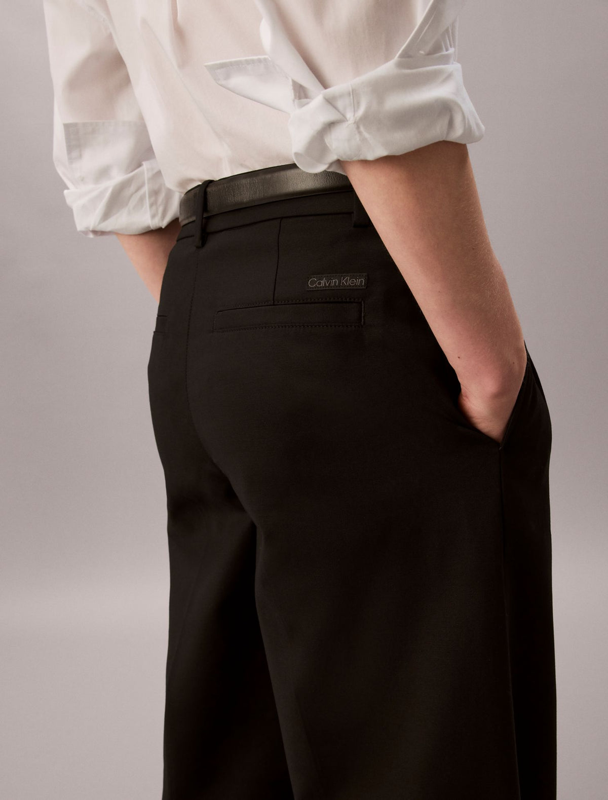 Calvin Klein Chino Wide Leg Pants