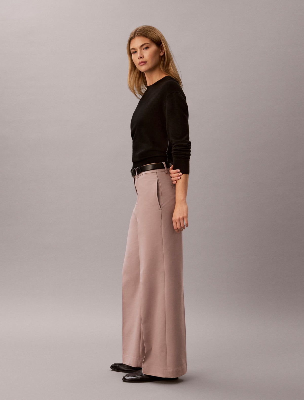 Calvin Klein Chino Wide Leg Pants