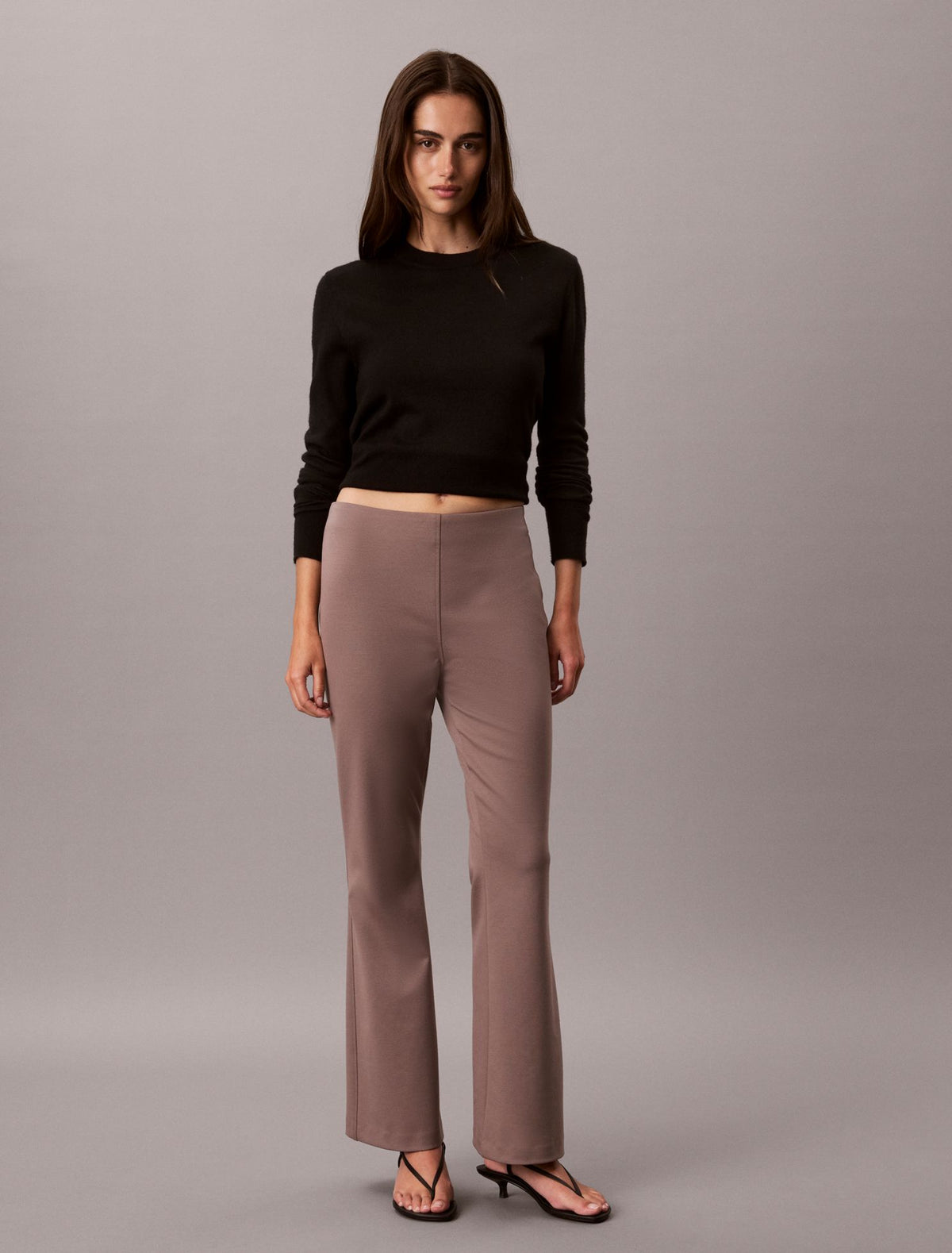 Calvin Klein Ponte Flared Pants
