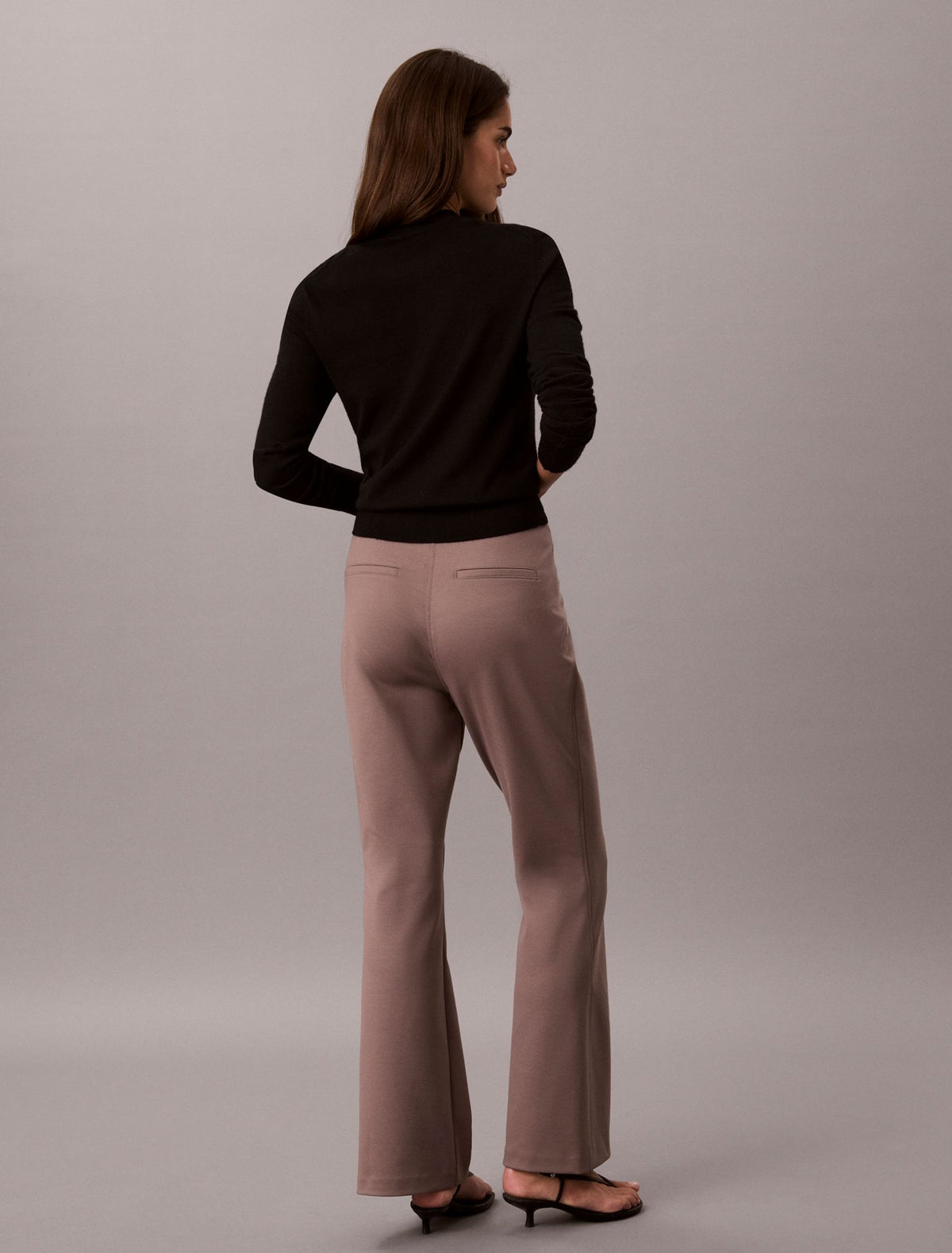 Calvin Klein Ponte Flared Pants