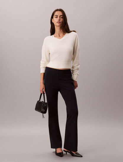 Calvin Klein Ponte Flared Pants