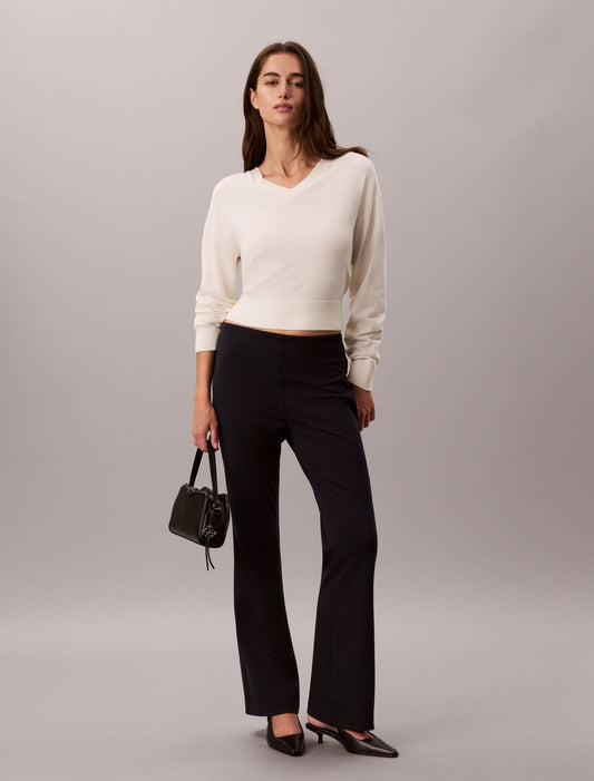 Calvin Klein Ponte Flared Pants