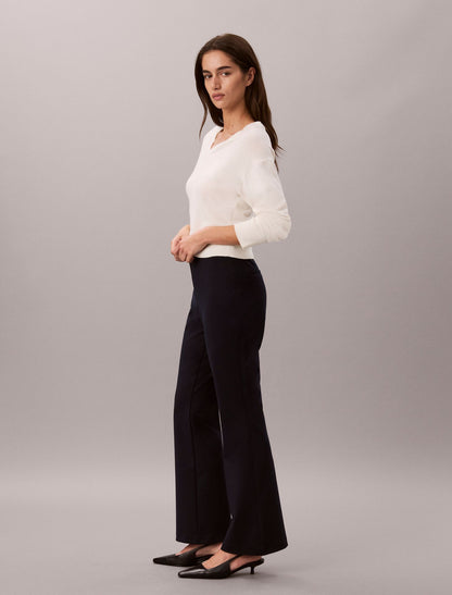 Calvin Klein Ponte Flared Pants