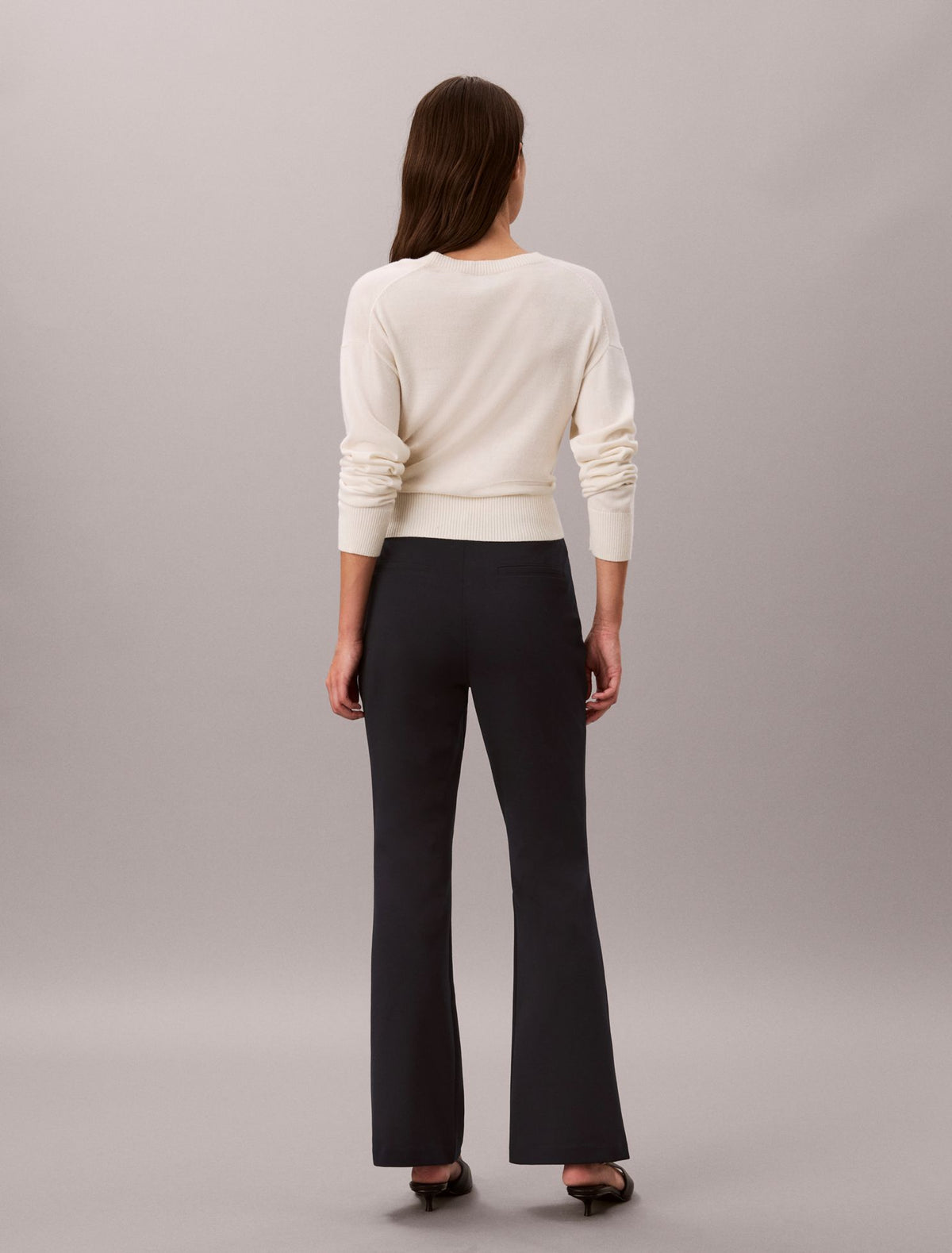 Calvin Klein Ponte Flared Pants
