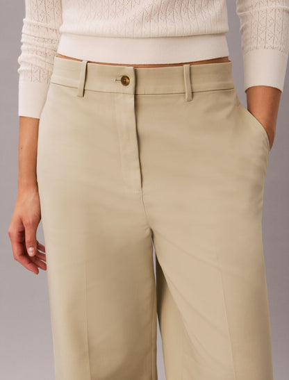 Calvin Klein Chino Wide Leg Pants