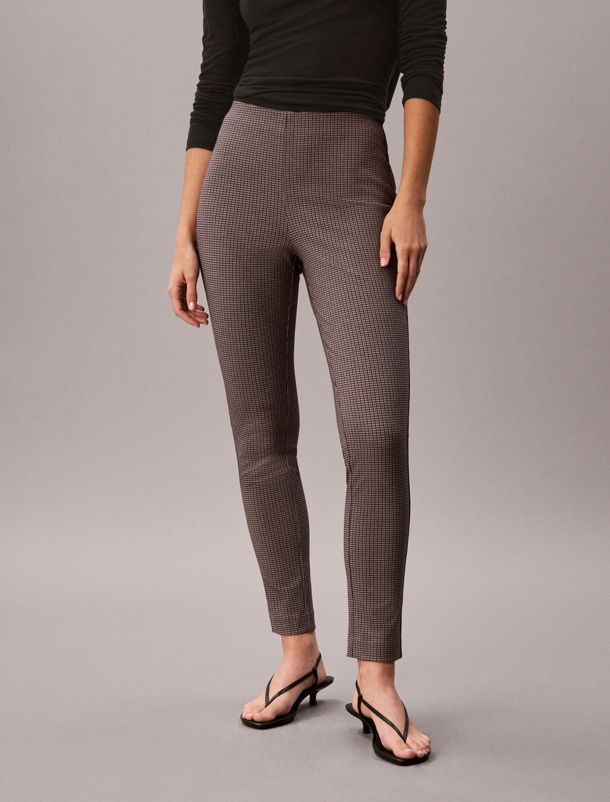 Calvin Klein Ponte Print Skinny Fit Pants