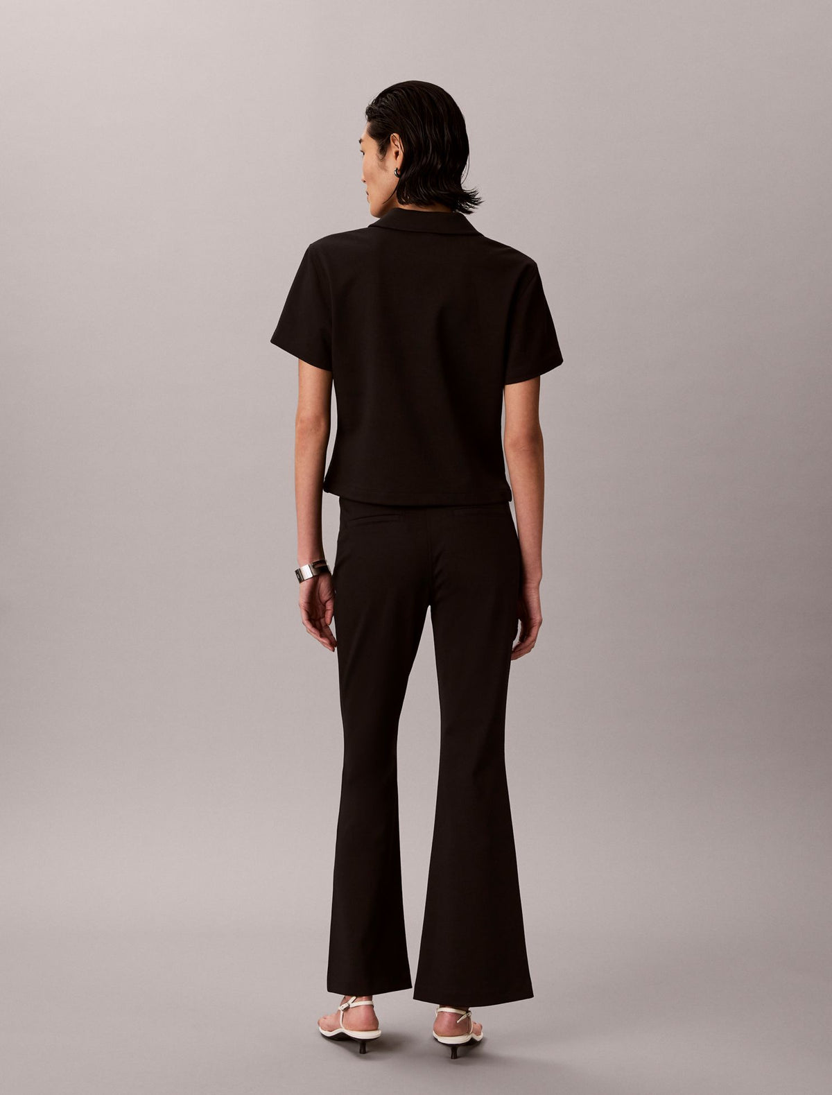 Calvin Klein Ponte Flared Pants