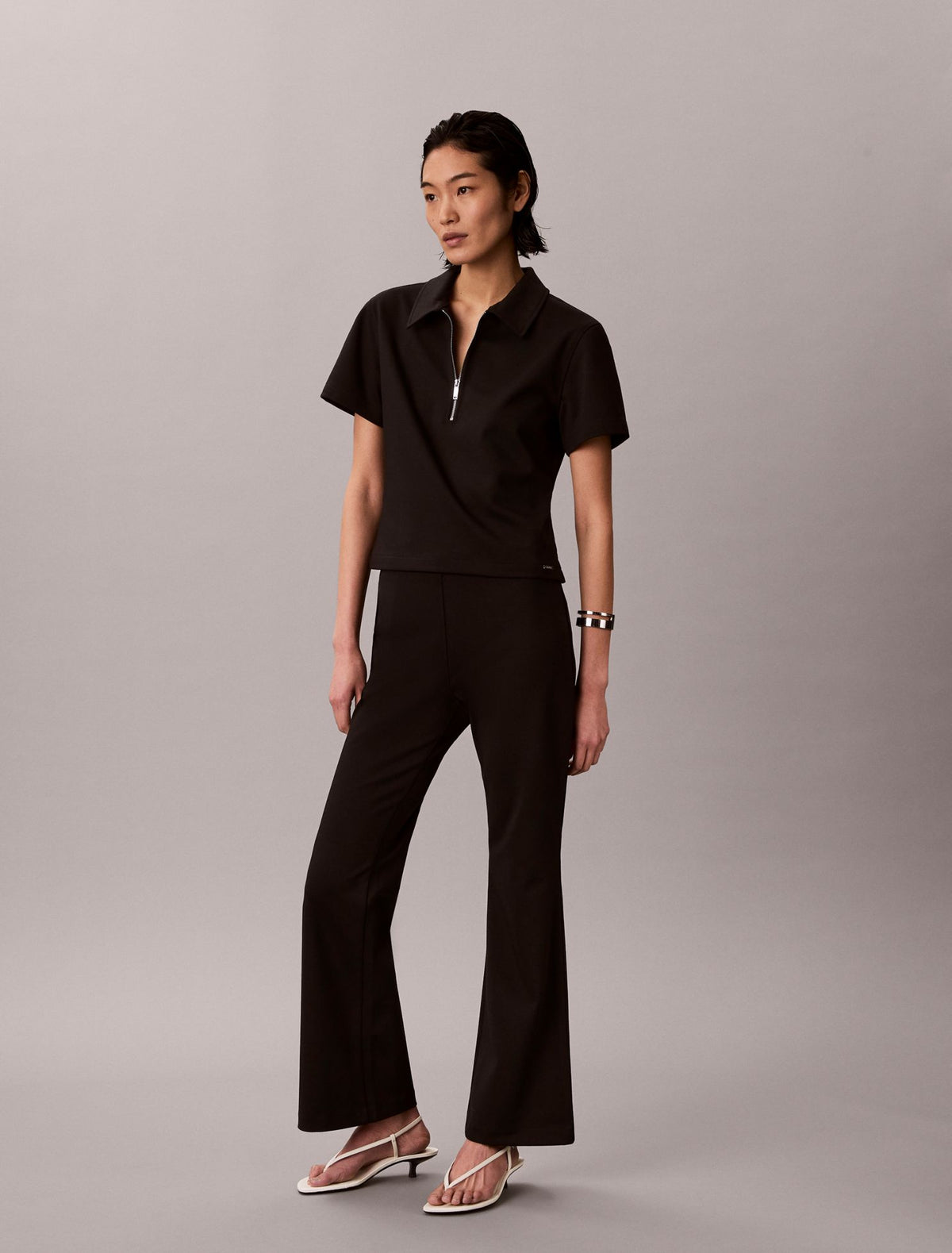 Calvin Klein Ponte Flared Pants