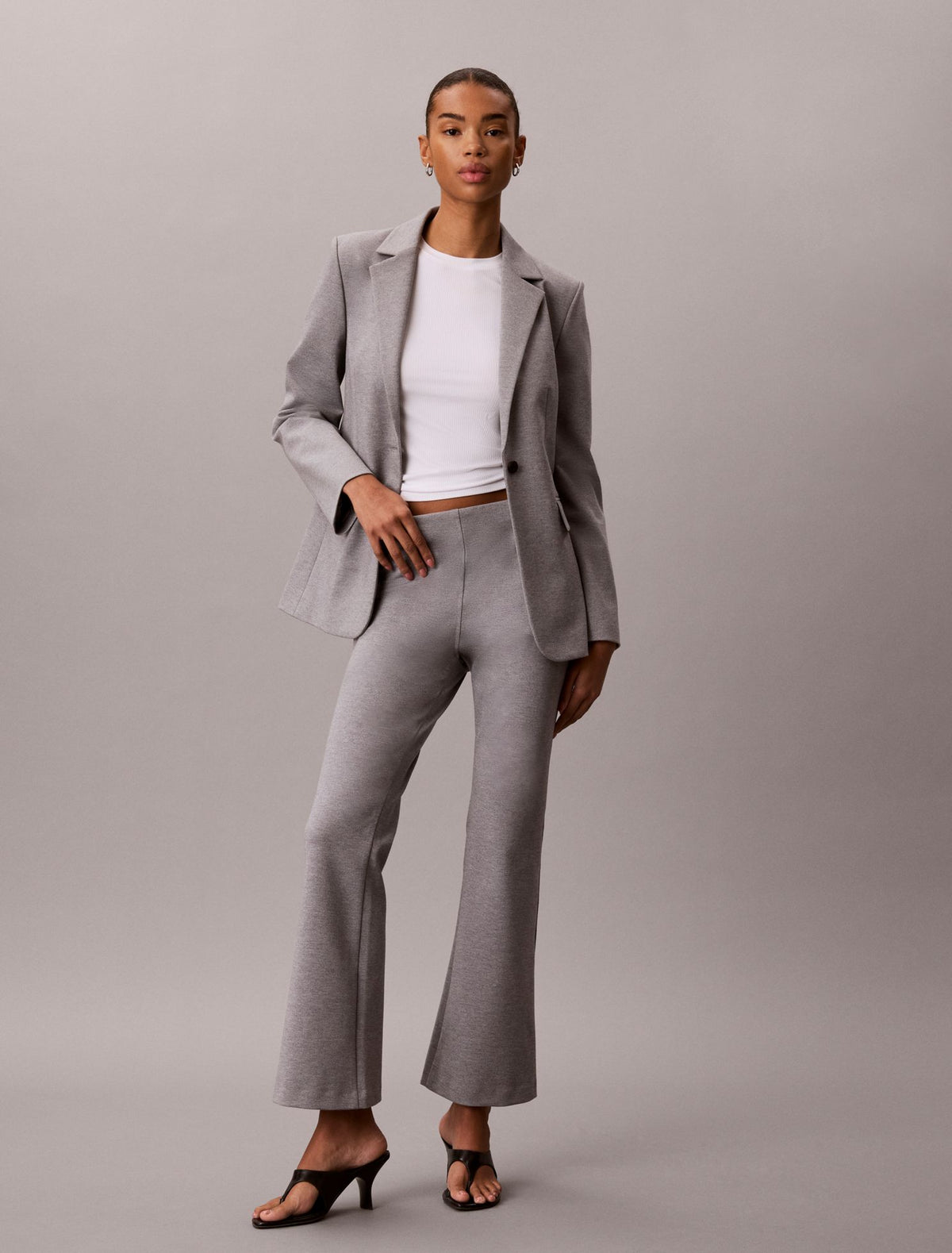 Calvin Klein Ponte Flared Pants