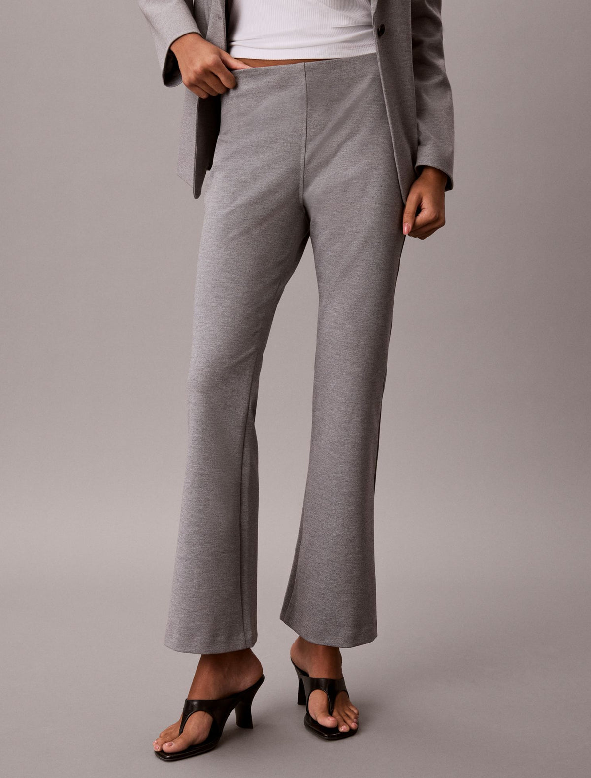 Calvin Klein Ponte Flared Pants
