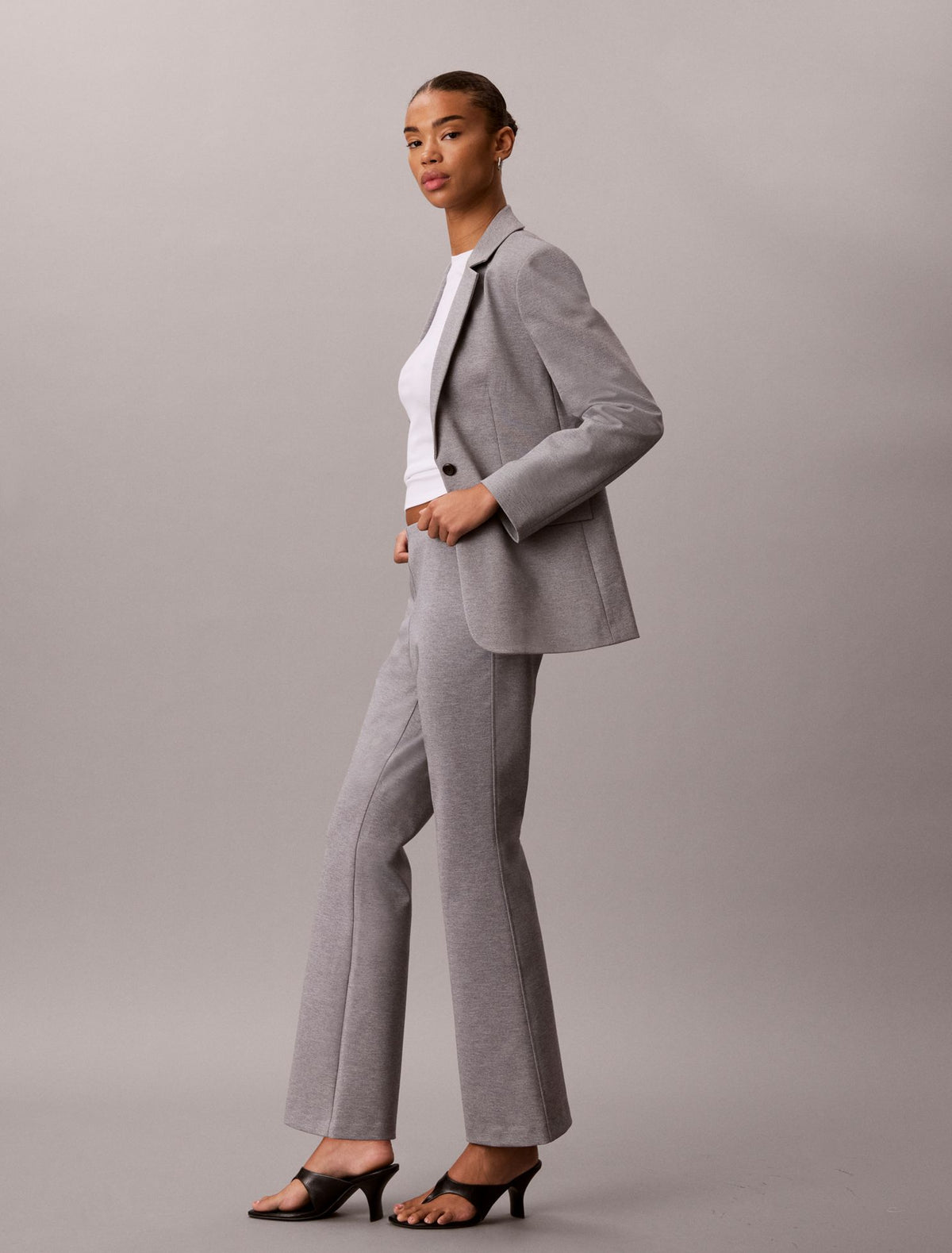 Calvin Klein Ponte Flared Pants