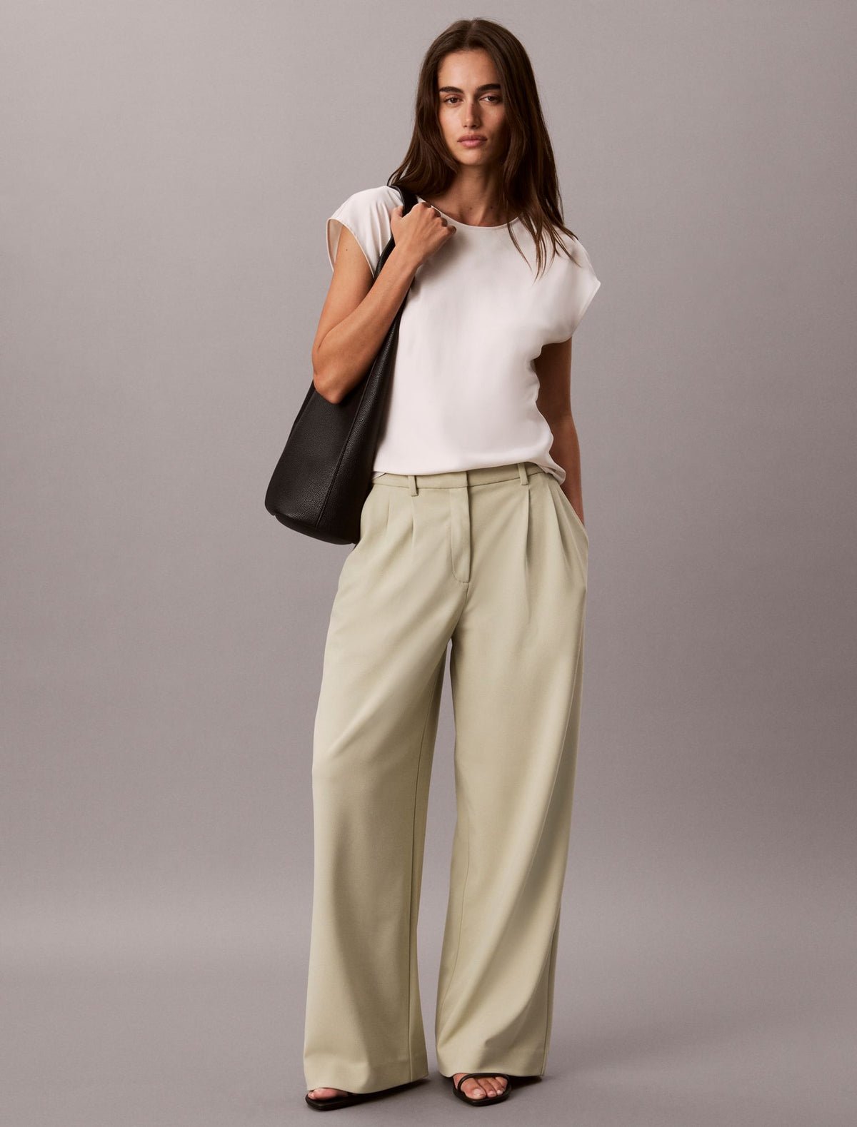 Calvin Klein Stretch Crepe Trousers