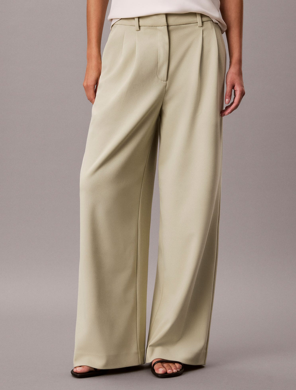 Calvin Klein Stretch Crepe Trousers
